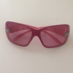 Pink Butterfly Sunglasses